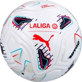 Fotbalový míč Puma Stellar Nitro Ultimate La Liga velikost 5 bílý