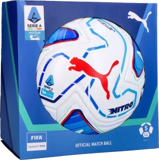 Fotbalový míč Puma Stellar Nitro Ultimate Serie A 26/27 velikost 5 bílý